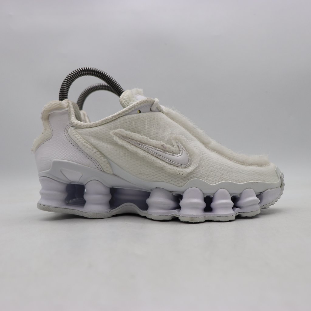 Nike Shox Tl Cdg Shock Comme Des Garons Women's Size 6 White Sneaker Cj0546 100